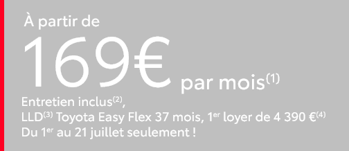 Jusqu'à 5 000€ de prime à l'hybride Toyota sur la gamme